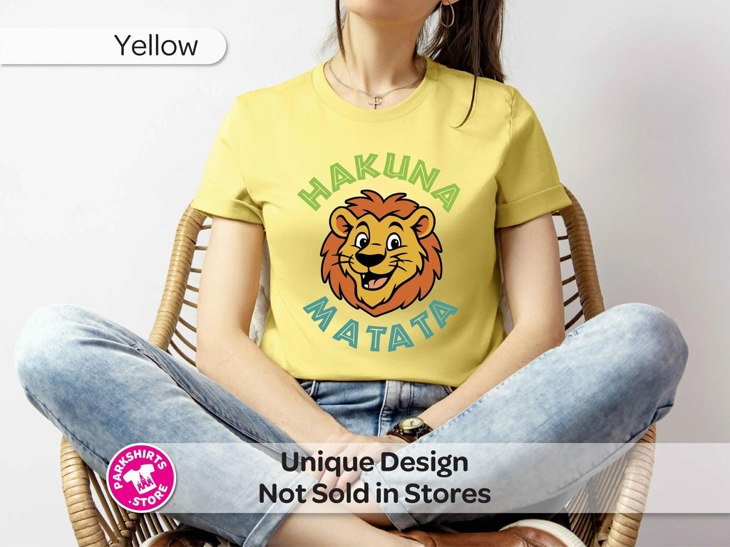 Simba Hakuna Matata Shirt | Lion King Graphic Tee | Disney product image 5