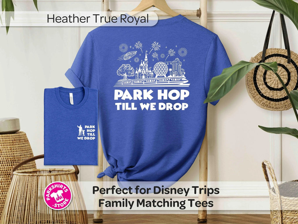 Disney Park Hop Shirt - Front & Back - White Print product image 3