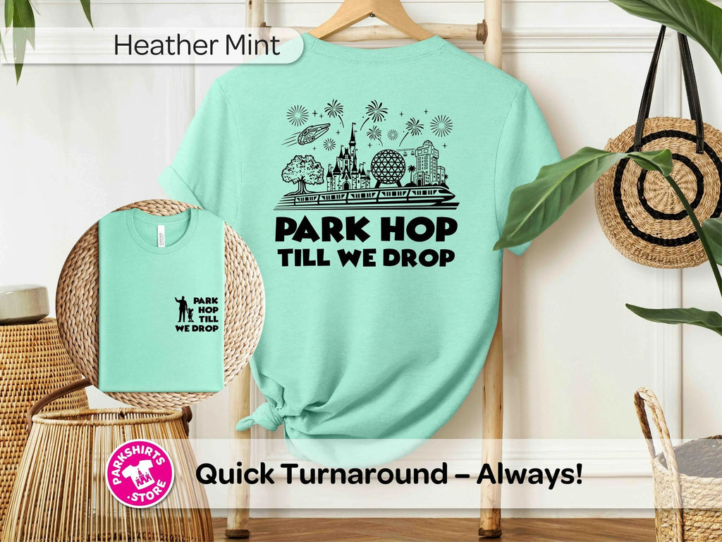 Disney Park Hop Shirt - Front & Back - Black Print product image 5
