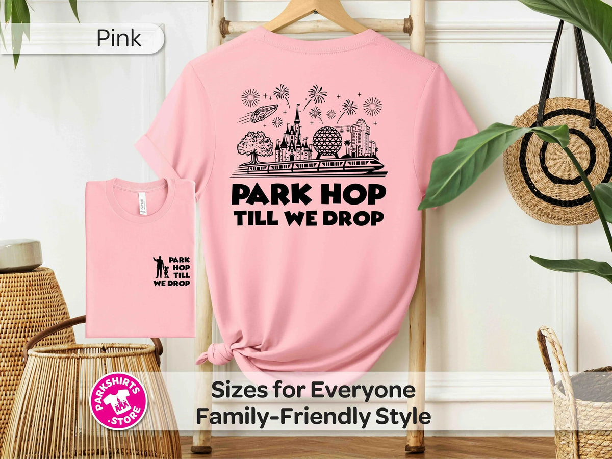 Disney Park Hop Shirt - Front & Back - Black Print product image 2