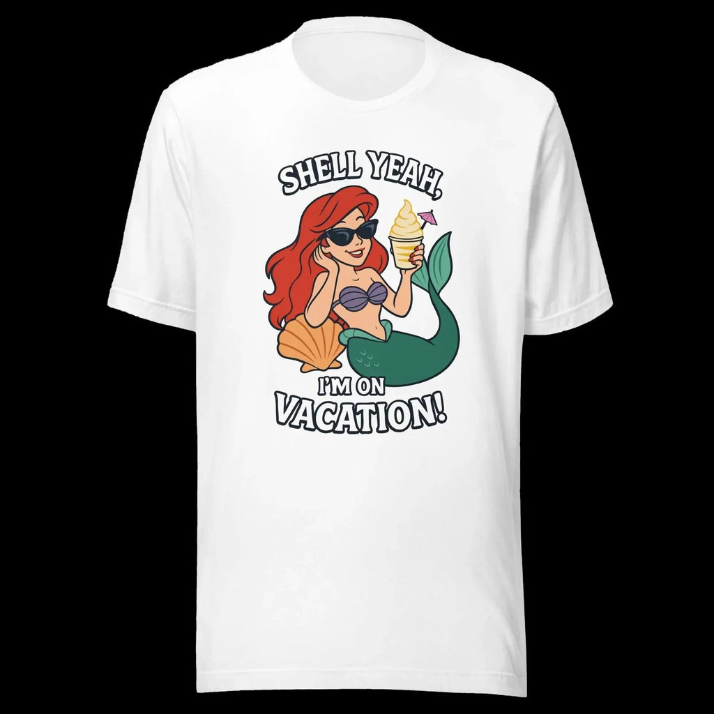 Ariel Shell Yeah Vacation Shirt – Unisex Front Print product image 11