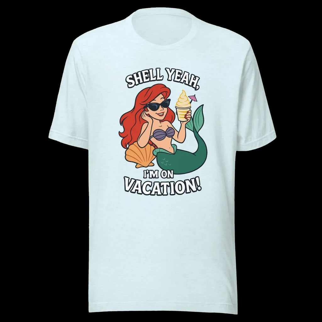 Ariel Shell Yeah Vacation Shirt – Unisex Front Print product image 12