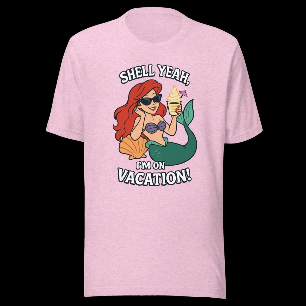 Ariel Shell Yeah Vacation Shirt – Unisex Front Print product image 13