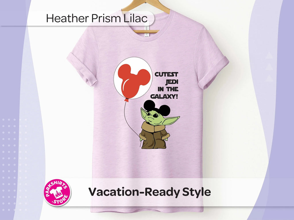 Grogu T-Shirt | Cutest Jedi in the Galaxy | Mickey Balloon product image 3