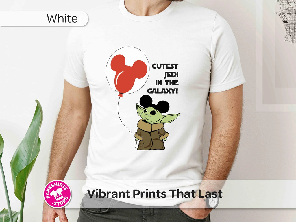 Grogu T-Shirt | Cutest Jedi in the Galaxy | Mickey Balloon product image 4
