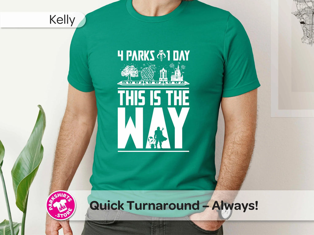 Mandalorian 4 Parks 1 Day Shirt | This Is The Way Park product image 1