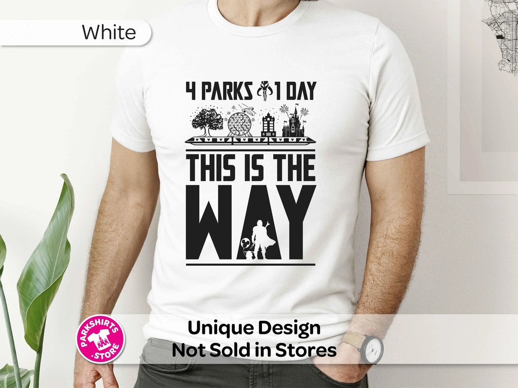Mandalorian 4 Parks 1 Day Shirt | This Is The Way Park product image 3