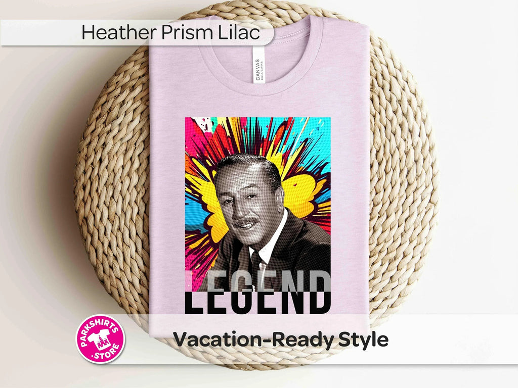 Walt Disney Pop Art Shirt | Legend Tee | History Graphic product image 3