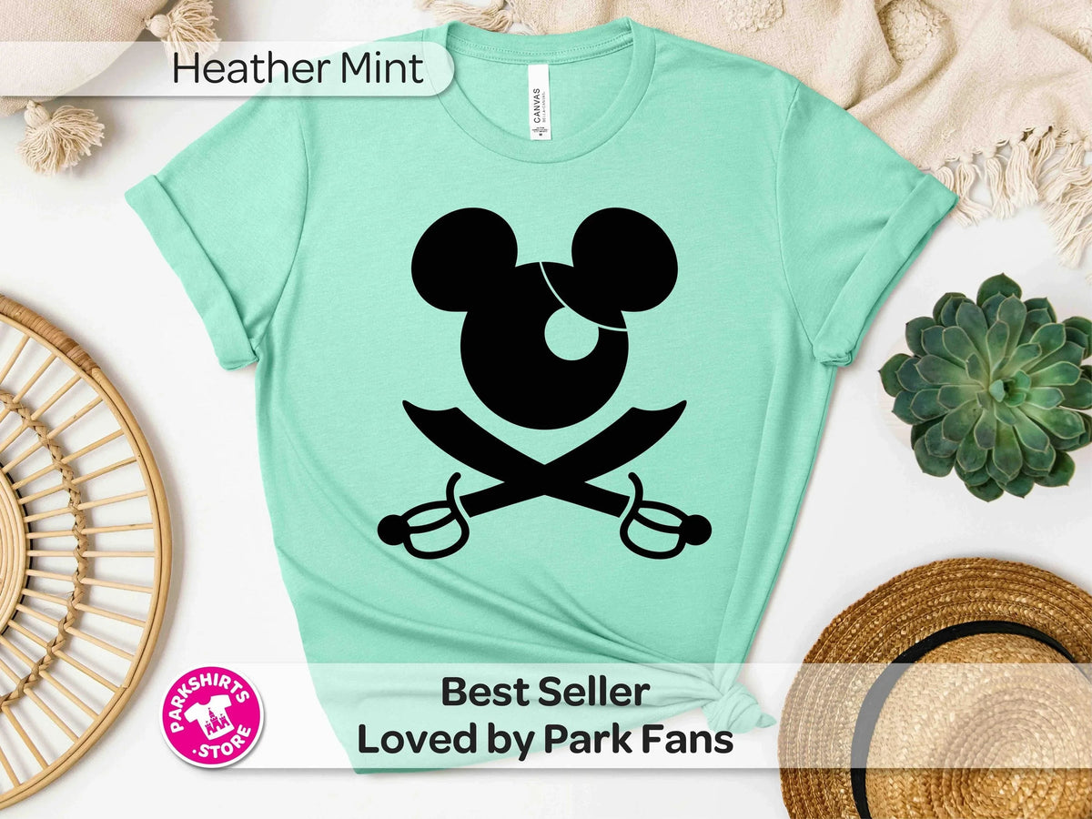 Pirate Mickey Shirt, Disney T-Shirt, Mouse Graphic Tee product image 2