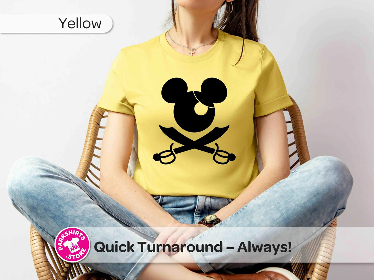 Pirate Mickey Shirt, Disney T-Shirt, Mouse Graphic Tee product image 4