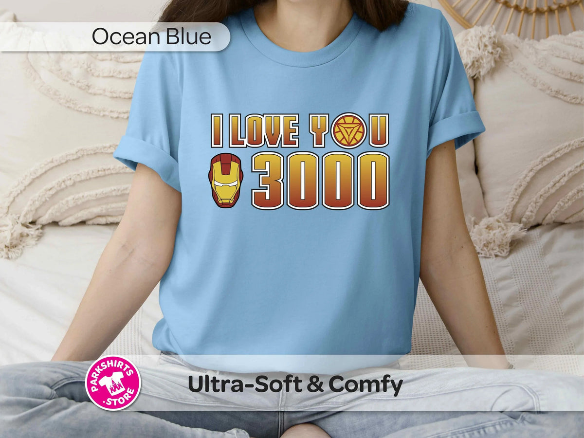 Iron Man I Love You 3000 T-Shirt | Minimalist Marvel product image 4