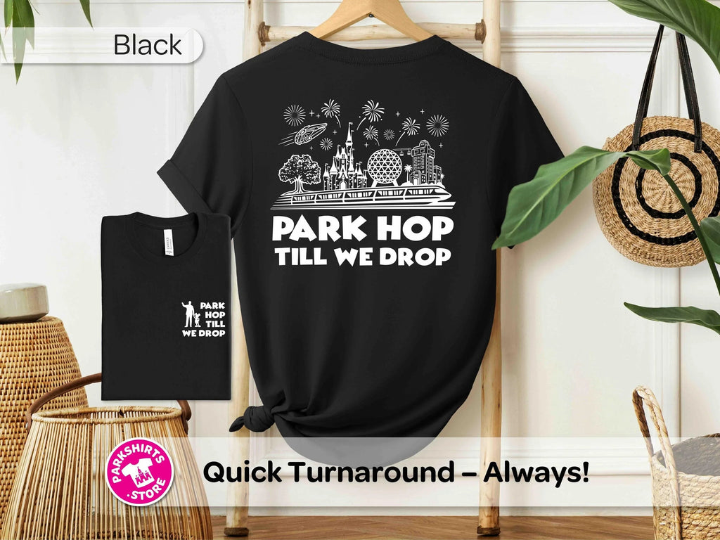 Disney Park Hop Shirt - Front & Back - White Print product image 4