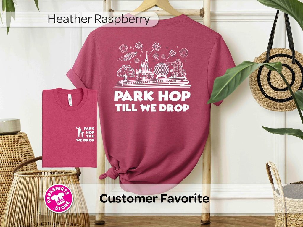 Disney Park Hop Shirt - Front & Back - White Print product image 5