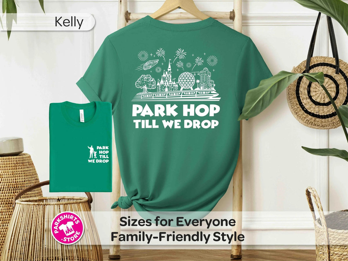 Disney Park Hop Shirt - Front & Back - White Print product image 6