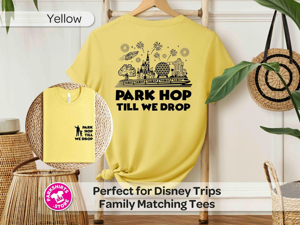 Disney Park Hop Shirt - Front & Back - Black Print product image 3