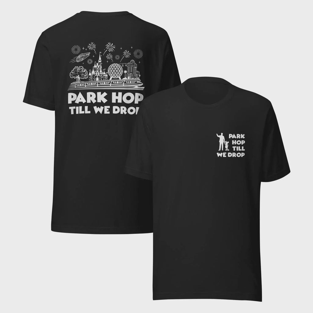 Disney Park Hop Shirt - Front & Back - White Print product image 9