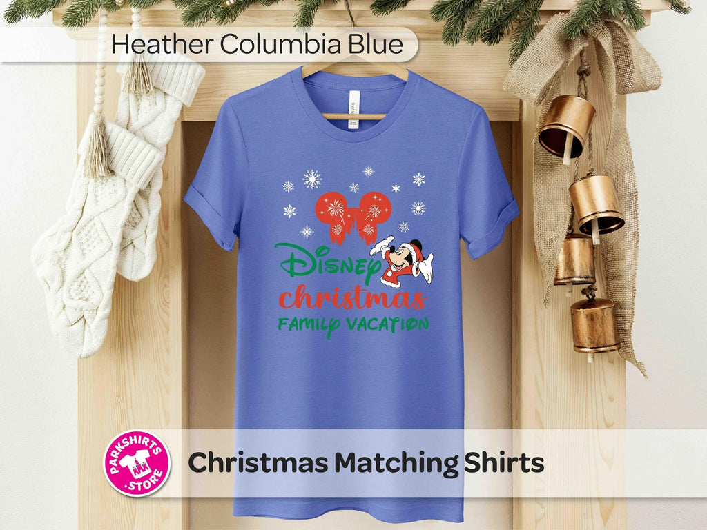 Disney Christmas Family Shirt, Mickey Santa Holiday Tee product image 3