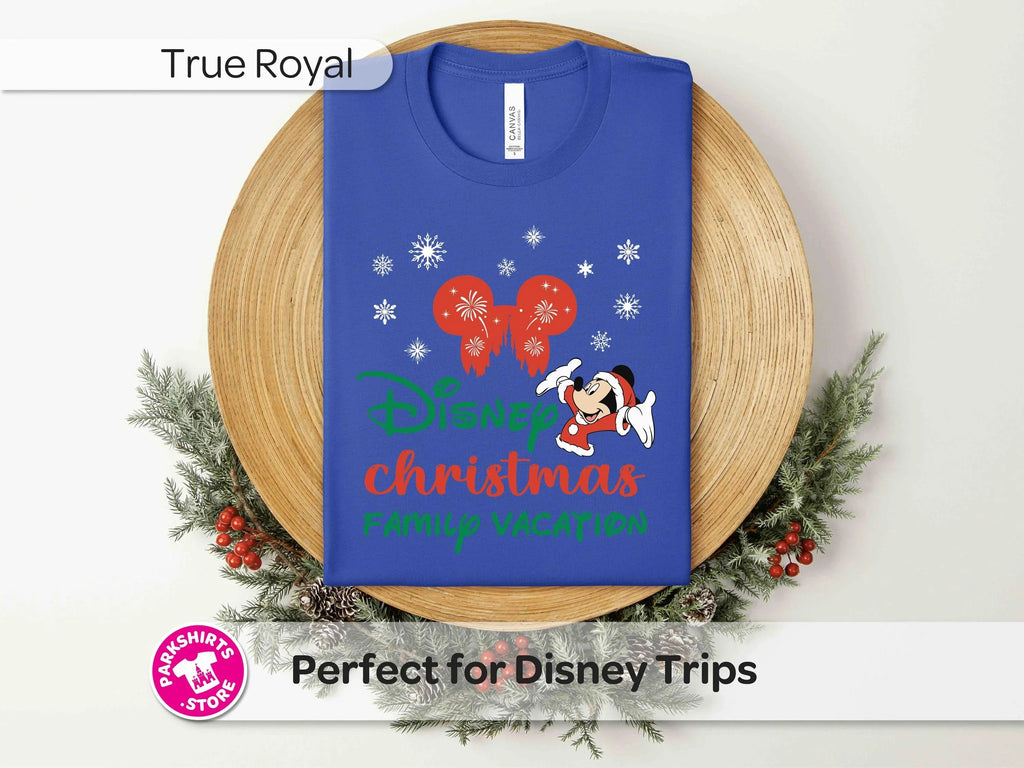Disney Christmas Family Shirt, Mickey Santa Holiday Tee product image 4