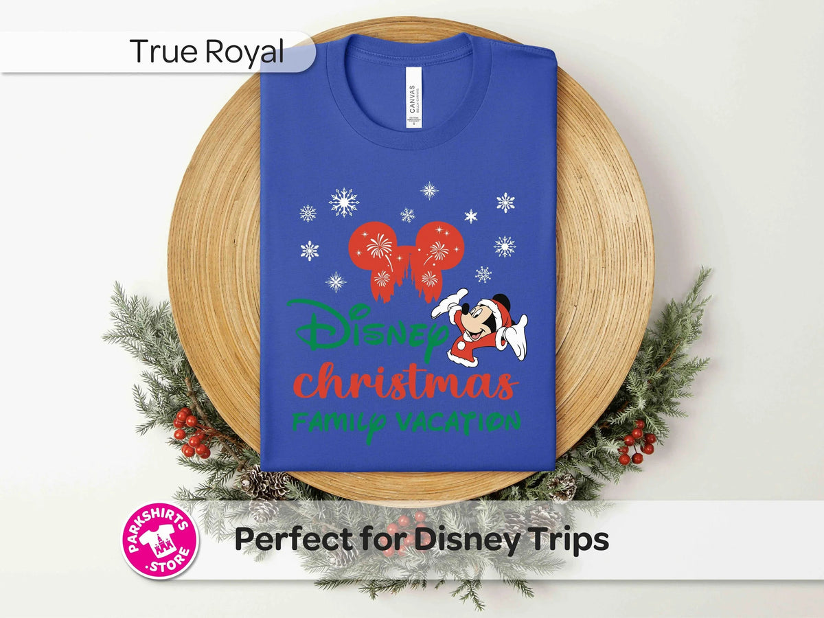 Disney Christmas Family Shirt, Mickey Santa Holiday Tee product image 4