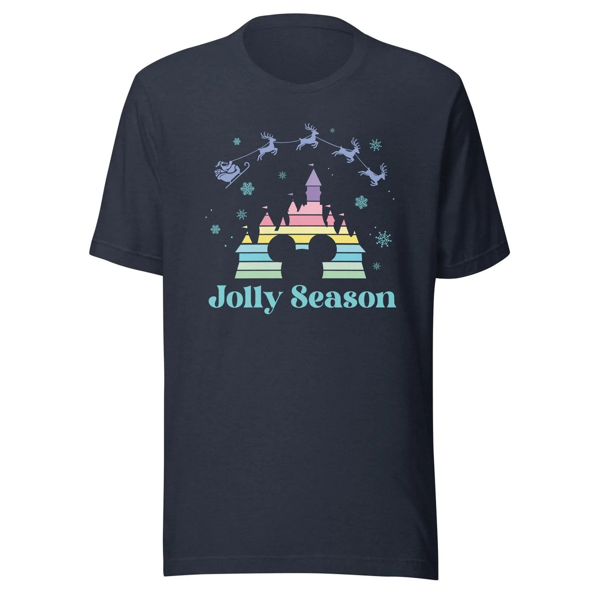 Disney Christmas Jolly Season T-Shirt | Santa & Reindeer product image 8