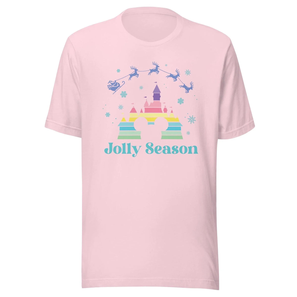 Disney Christmas Jolly Season T-Shirt | Santa & Reindeer product image 9