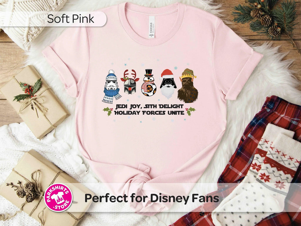 Star Wars Christmas T-Shirt | Holiday Jedi Sith Tee product image 2