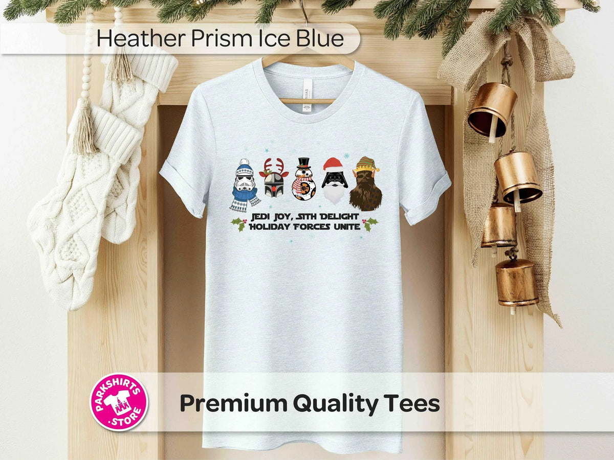 Star Wars Christmas T-Shirt | Holiday Jedi Sith Tee product image 3