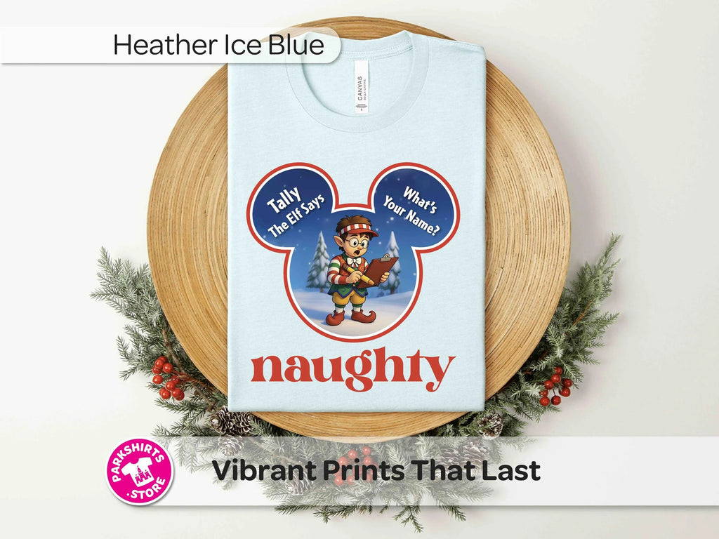 Disney Tally the Elf Shirt, Naughty or Nice List Tee product image 6