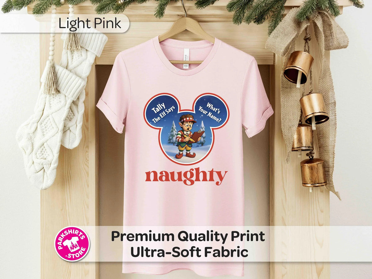Disney Tally the Elf Shirt, Naughty or Nice List Tee product image 5
