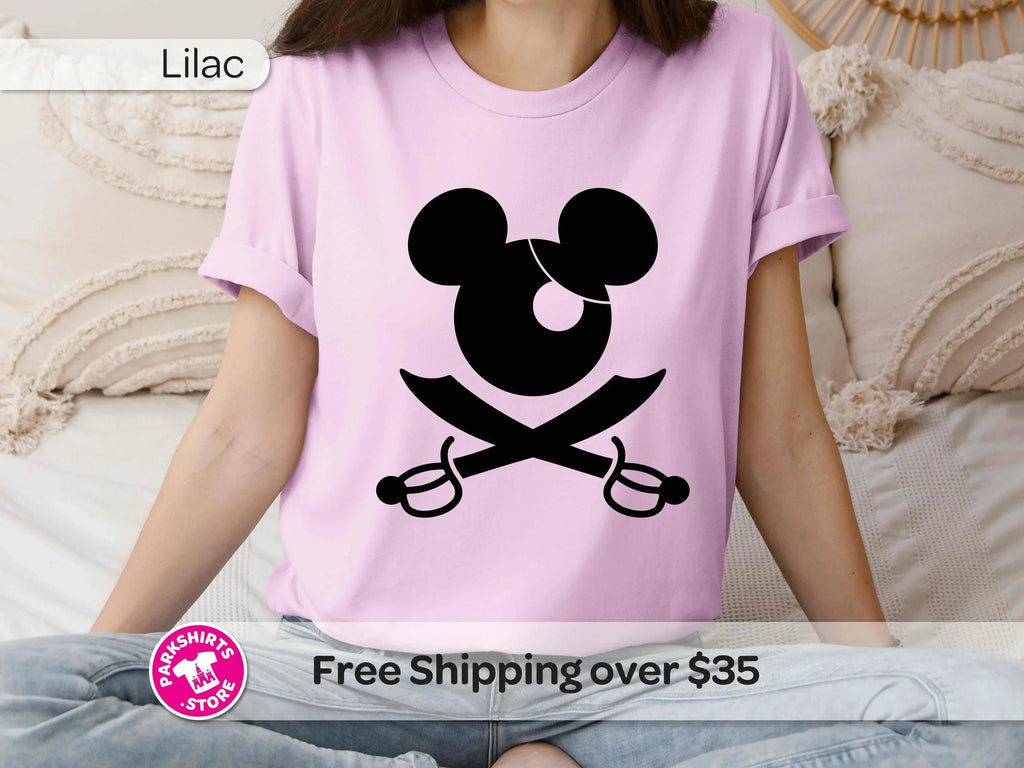 Pirate Mickey Shirt, Disney T-Shirt, Mouse Graphic Tee product image 3