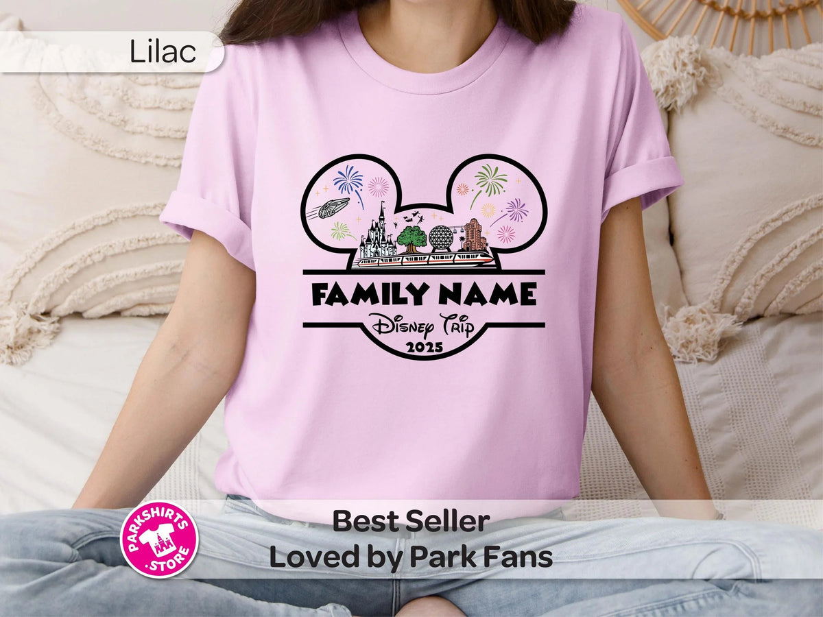 Personalized Disney Family Shirt, Custom Vacation Tee, 4 product image 1