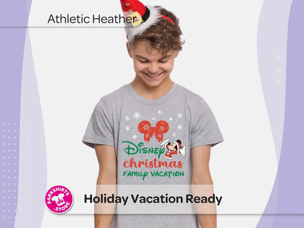 Disney Christmas Family Shirt, Mickey Santa Holiday Tee product image 2