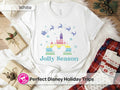 Disney Christmas Jolly Season T-Shirt | Santa & Reindeer product image 1