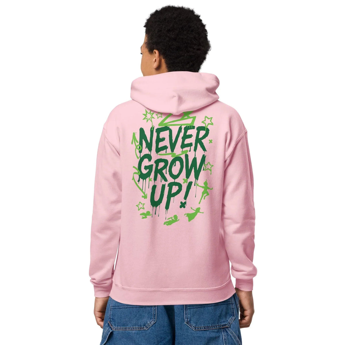 Peter Pan Never Grow Up Kids Hoodie | Disney Graffiti product image 9