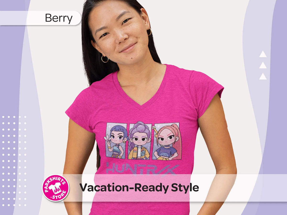 K-Pop Hunters Women’s V-Neck product image 6
