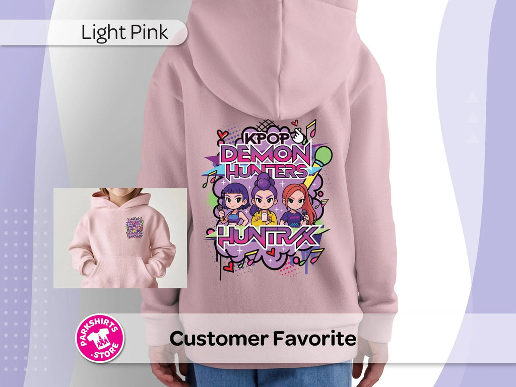 K-Pop Demon Hunters Youth Hoodie | Anime Graphic Sweatshirt product image 2
