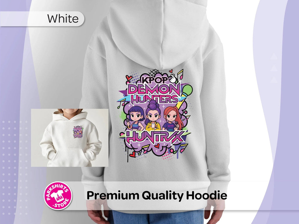 K-Pop Demon Hunters Youth Hoodie | Anime Graphic Sweatshirt product image 3