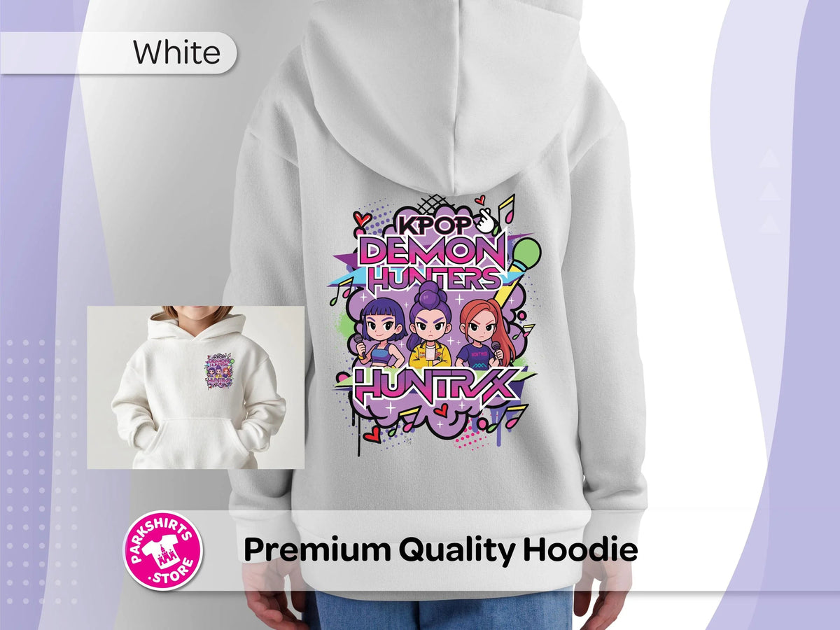 K-Pop Demon Hunters Youth Hoodie | Anime Graphic Sweatshirt product image 3
