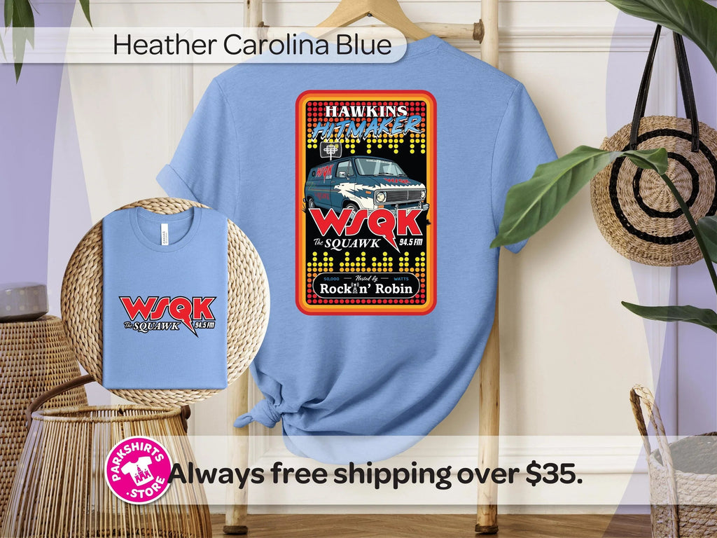 Stranger Things WSQK Adult Shirt – Front & Back product image 8