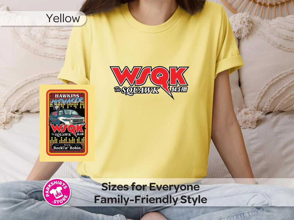 Stranger Things WSQK Adult Shirt – Front & Back product image 2