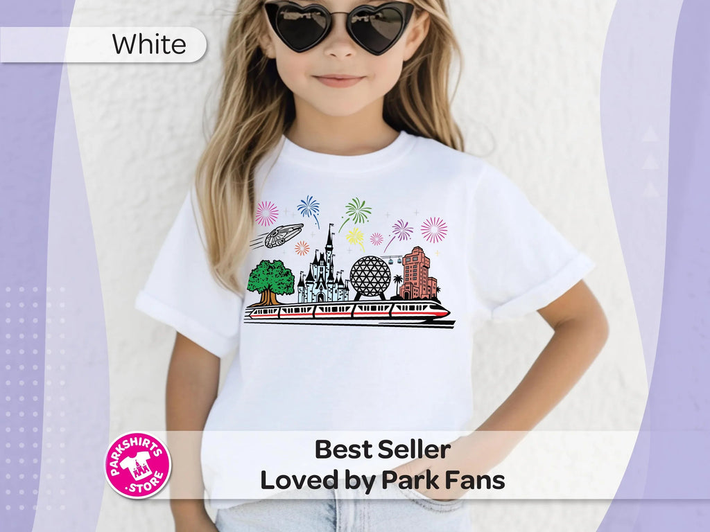 Disney World 4 Parks Youth Shirt, 4 1 Day Kids Tee, Magic product image 2