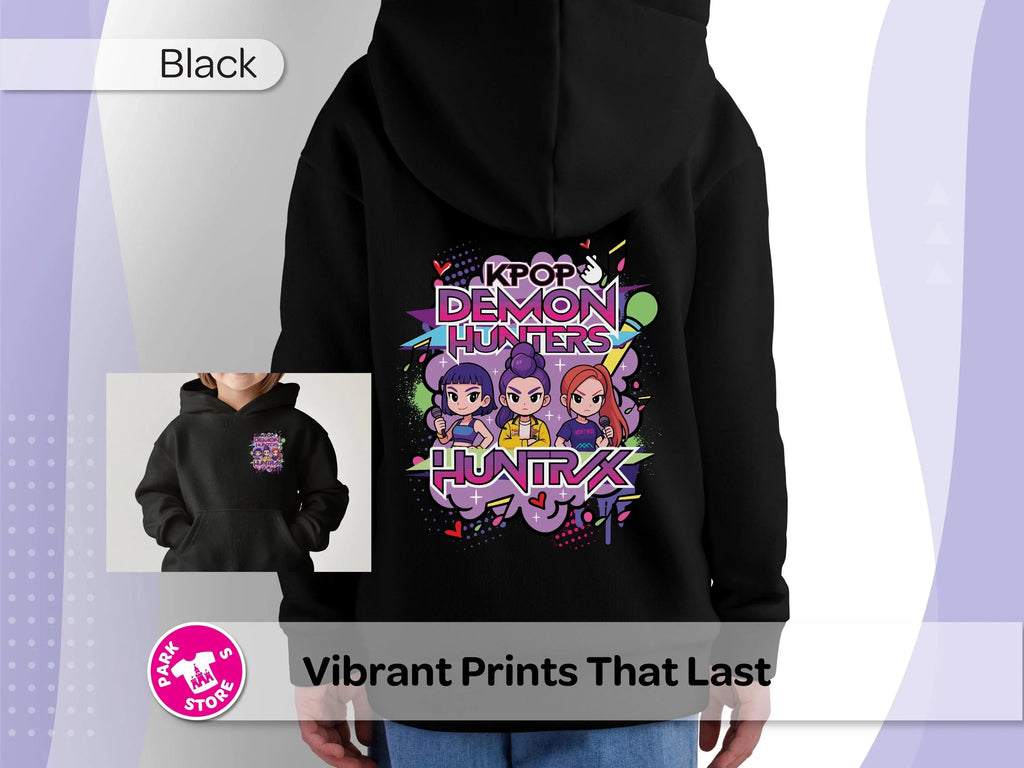 K-Pop Demon Hunters Youth Hoodie | Anime Graphic Sweatshirt product image 6