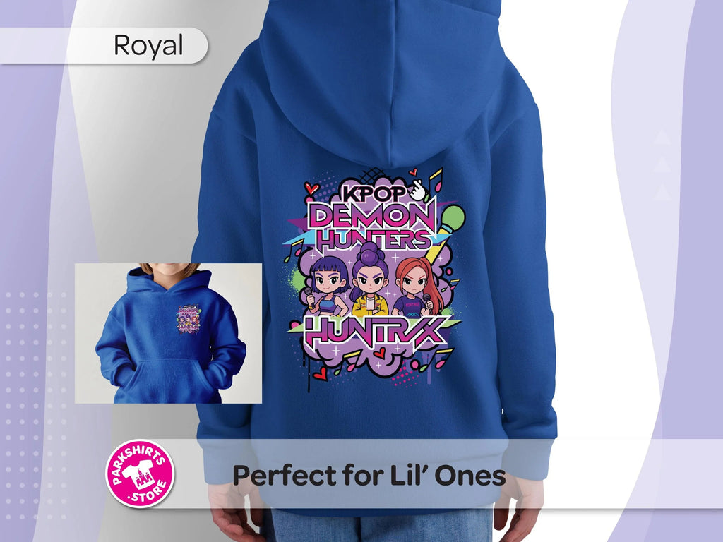K-Pop Demon Hunters Youth Hoodie | Anime Graphic Sweatshirt product image 4