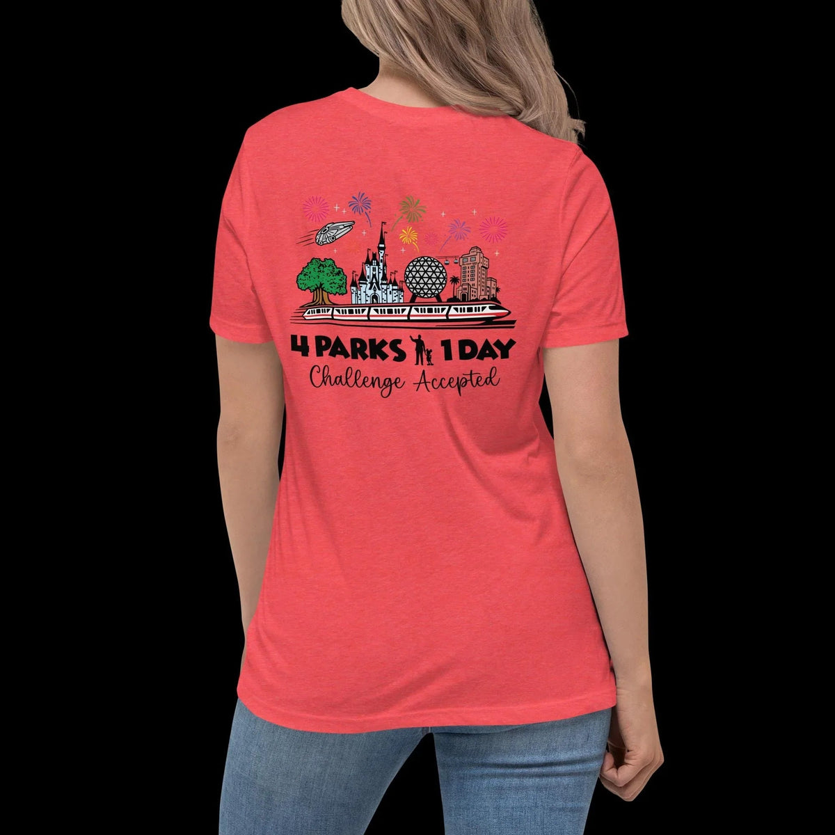 Park Hop Till We Drop Women’s Shirt – Front & Back product image 9