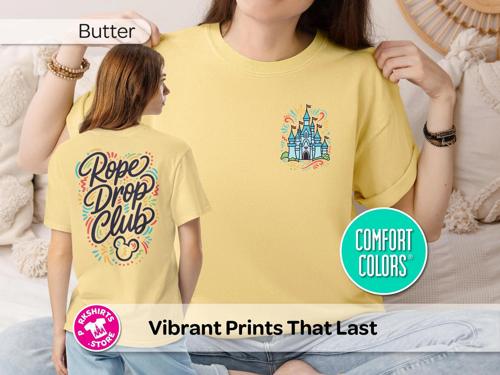 Disney Rope Drop Club Shirt | Castle Front & Back Tee product image 5