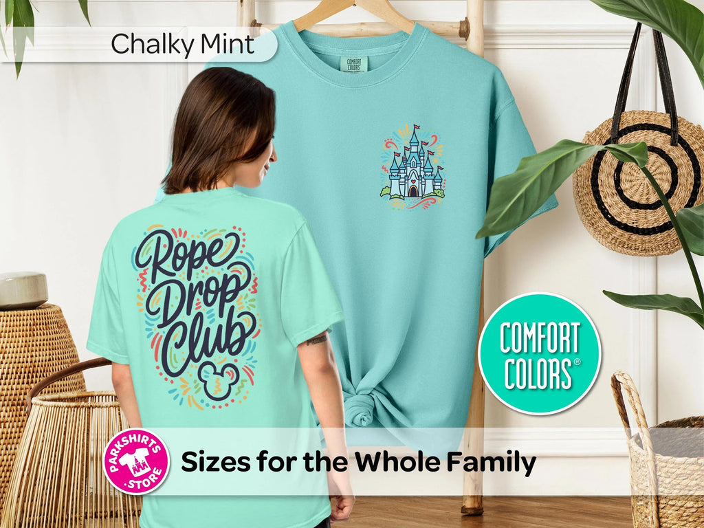 Disney Rope Drop Club Shirt | Castle Front & Back Tee product image 6