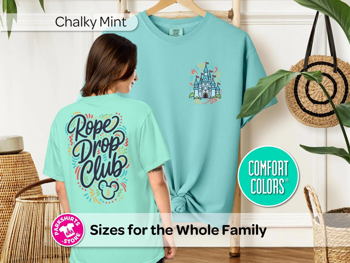Disney Rope Drop Club Shirt | Castle Front & Back Tee product image 6