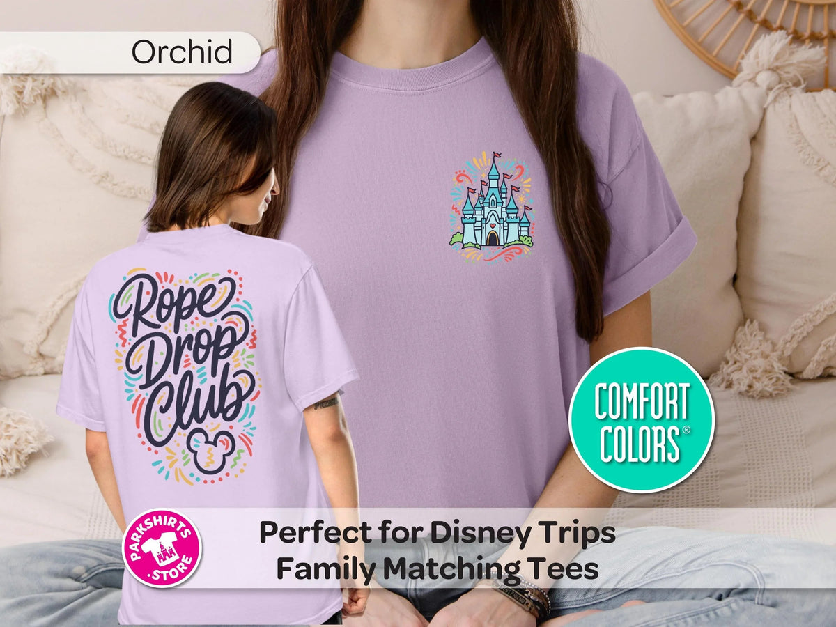 Disney Rope Drop Club Shirt | Castle Front & Back Tee product image 3