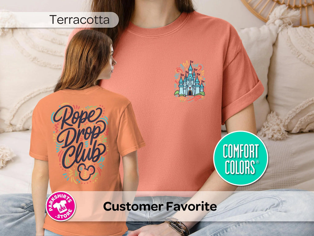 Disney Rope Drop Club Shirt | Castle Front & Back Tee product image 10