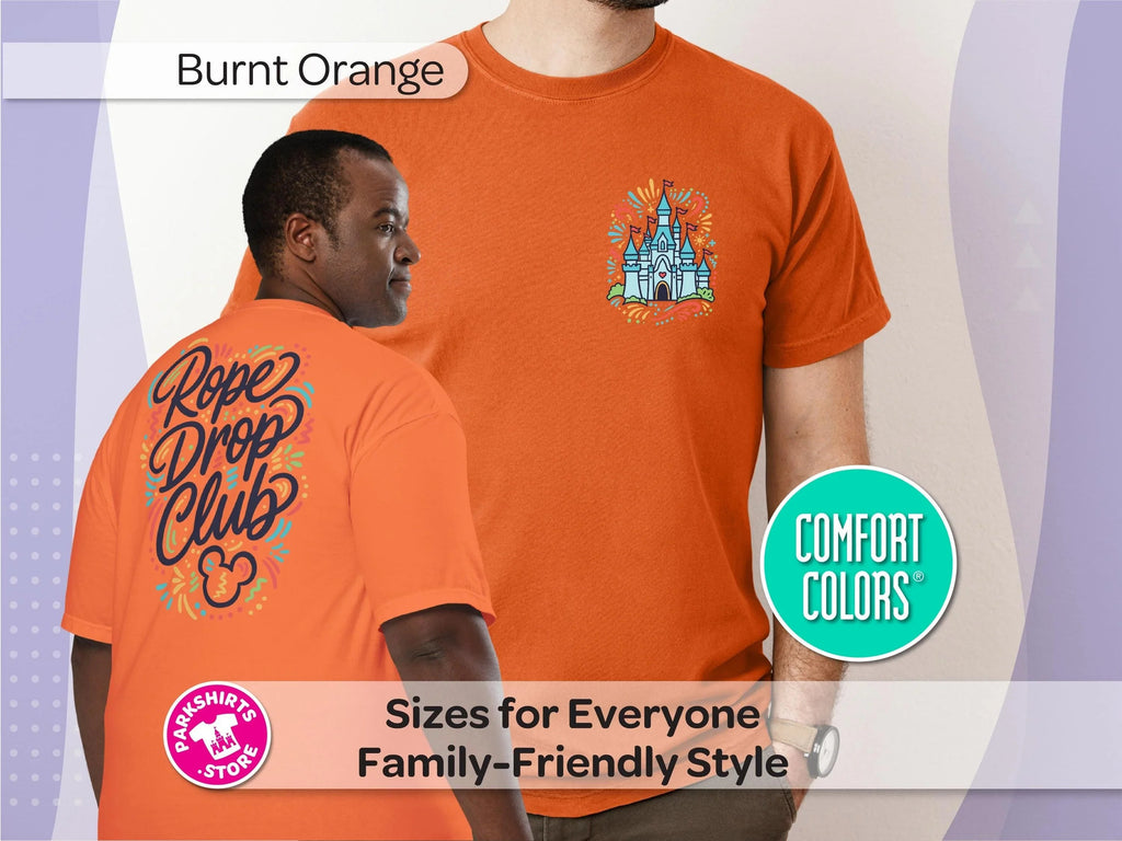 Disney Rope Drop Club Shirt | Castle Front & Back Tee product image 4